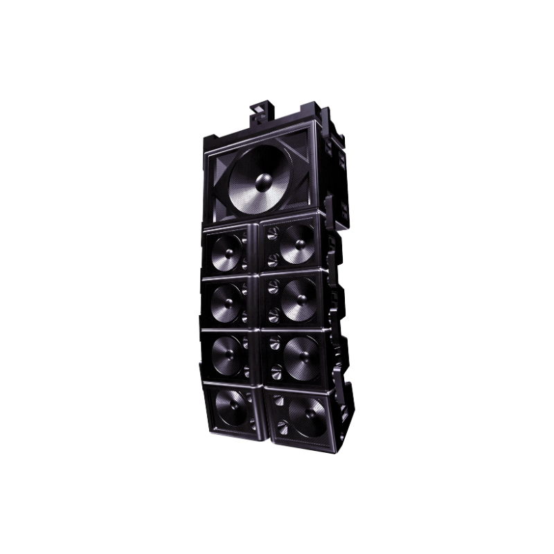 Line array audio full frequency x4 + subwoofer x1 (including hanging parts) (4pcs / group)